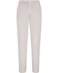 Brunello Cucinelli - Cotton Trousers - Lyst