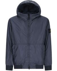 Stone Island - Lightweight Jacket With Front Zipper - Lyst