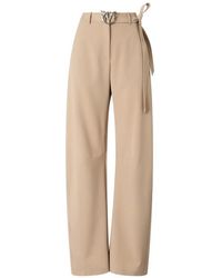 Pinko - Love Birds Buckle Trousers - Lyst