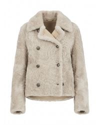 Brunello Cucinelli - Fuzzy Shearling Jacket - Lyst