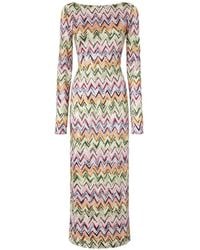 Missoni - Robe De Plage À Manches Longues Et Motif Zig-Zag - Lyst