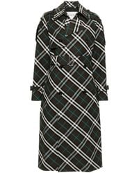 Burberry - Elegant Long Trench Jacket - Lyst