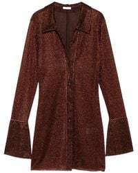 Oséree - Long-Sleeve Mini Dress - Lyst