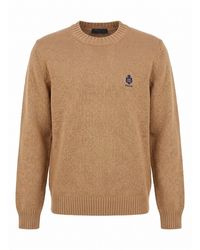Prada - Cotton Round-Neck - Lyst