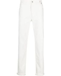 Brunello Cucinelli - Mid-rise Cotton Straight Jeans - Lyst