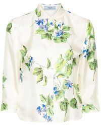 Prada - Floral-print Shirt - Lyst