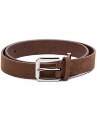Brunello Cucinelli - Belt With Square Buckle And Tip - Lyst