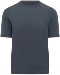 Malo - Cotton Round Neck - Lyst