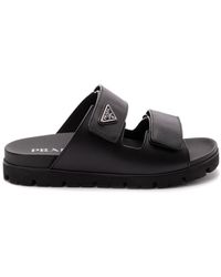 Prada - Leather Sandals - Lyst