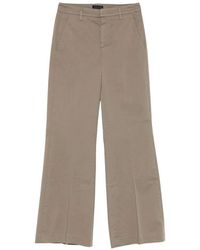 Dondup - 'Janice' Wide Leg Pants - Lyst