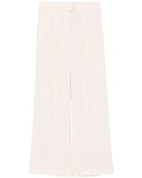 Patrizia Pepe - Button Pleated Trousers - Lyst