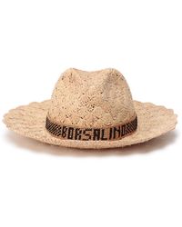 Borsalino - ` X Spinnaker` Raffia Crochet Hat - Lyst