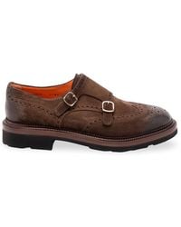 Santoni - 'Kalamabuck' Loafers - Lyst