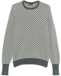 Drumohr - Long Sleeve Crew-Neck Sweater - Lyst