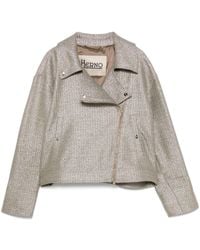 Herno - Biker Jacket - Lyst