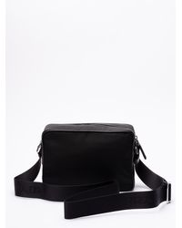 Prada - `Re-Nylon` And Saffiano Leather Shoulder Bag - Lyst