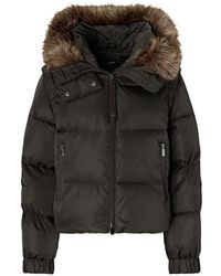 Pinko - Piumino Godetia Con Cappuccio E Zip - Lyst