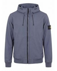 Stone Island - Soft Shell-R_E.Dye Biker Jacket - Lyst