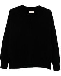 Drumohr - Long Sleeve V-Neck Sweater - Lyst