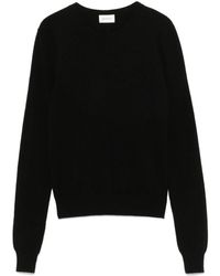 Saint Laurent - Perforated Sweater - Lyst