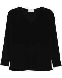 Drumohr - Long Sleeve V-Neck Sweater - Lyst