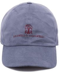 Brunello Cucinelli - Suede Baseball Cap - Lyst