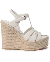 Saint Laurent Wedge sandals for Women | Online Sale up to 48% off 