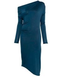 Patrizia Pepe - Asymmetrical Midi Dress - Lyst