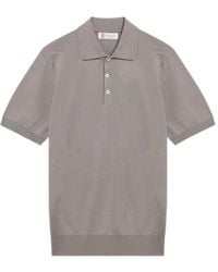 Brunello Cucinelli - Lightweight Knit Polo - Lyst