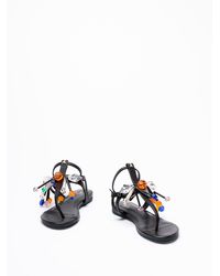 Patrizia Pepe - `Minimal Shape` Flat Sandals - Lyst