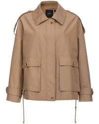 Pinko - Spread-collar Long-sleeve Jacket - Lyst