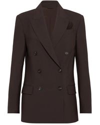 Brunello Cucinelli - Blazer Doppiopetto Sartoriale - Lyst