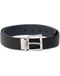 Prada - Saffiano Leather Reversible Belt - Lyst