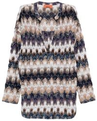 Missoni - Zigzag Metallic Blouse - Lyst