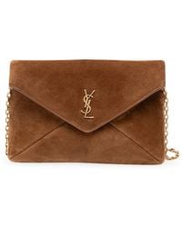 Saint Laurent - 'Cassandre' Small Chain Pouch - Lyst