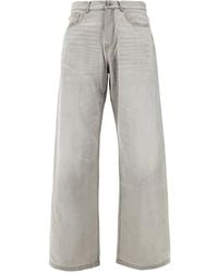 Palm Angels - 'Curved Logo' Loose Jeans - Lyst