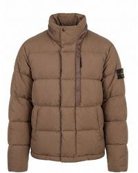 Stone Island - Cotton Nylon Tela Jacket - Lyst