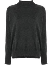 Brunello Cucinelli - Long Sleeve Turtle-Neck Sweater - Lyst