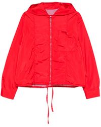 CUANTICO - Short Nylon Reversible Jacket With Hood - Lyst