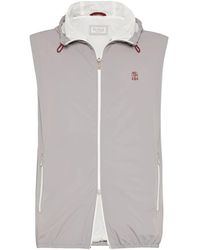 Brunello Cucinelli - Nylon Down Vest - Lyst