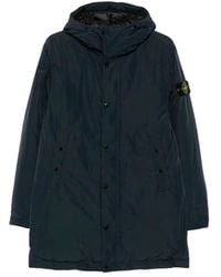 Stone Island - Micro Twill Long Parka - Lyst