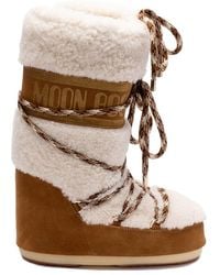 Moon Boot - 'Icon Shearling' Boots - Lyst