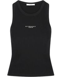 Givenchy - Logo Cotton Tank Top - Lyst