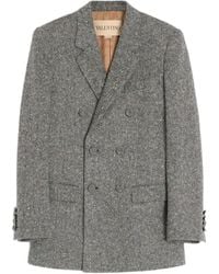 Valentino Garavani - Double-Breasted Jacket - Lyst