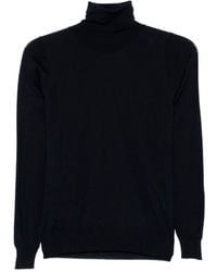 Drumohr - Long Sleeve Turtle-Neck Sweater - Lyst
