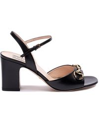 Gucci - `Lady Horsebit` Sandals - Lyst