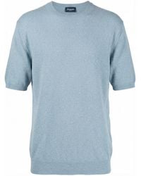 Drumohr - Short Sleeve Crew-Neck Sweater - Lyst