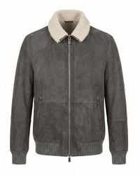 Brunello Cucinelli - Leather Jacket - Lyst