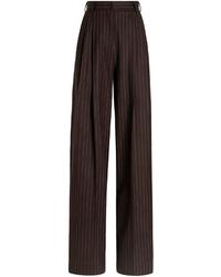 Dolce & Gabbana - Dolce & Gabbana Pinstripe Wool Trousers - Lyst