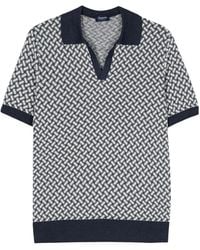 Drumohr - 'Razor Blade' Polo - Lyst